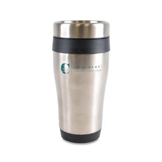 Picture of Ancoats 450ml Double Walled Stainless Steel Metal Tumbler in Black
